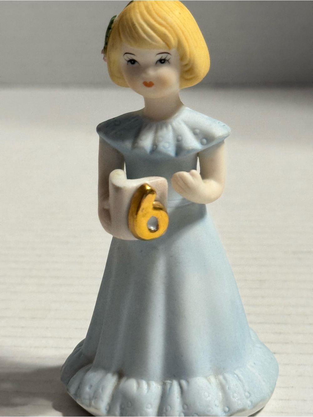 VTG Enesco Growing Up Birthday Girls Age 6